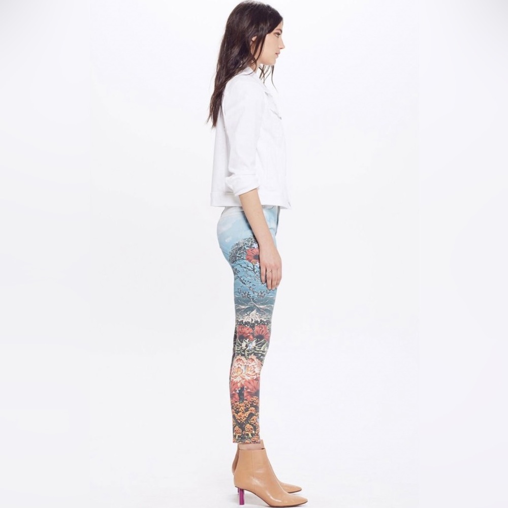 MOTHER High Waisted Looker Ankle Jean A Day In Paradise Like New - Picture 4 of 7